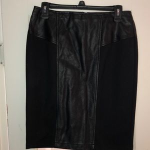 Apt 9 Faux Leather Pencil Skirt Size 4